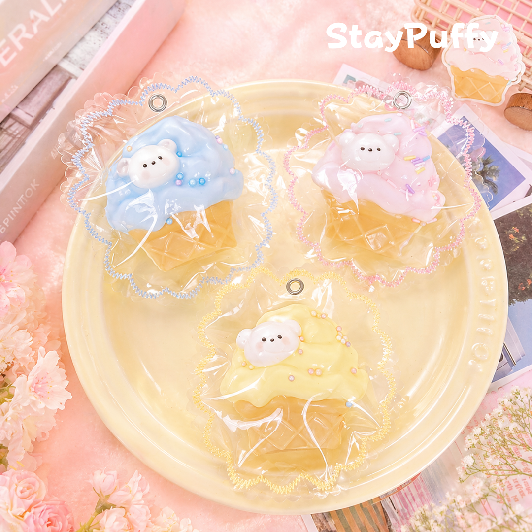 Bearmallow Ice Cream - Squishy Toy